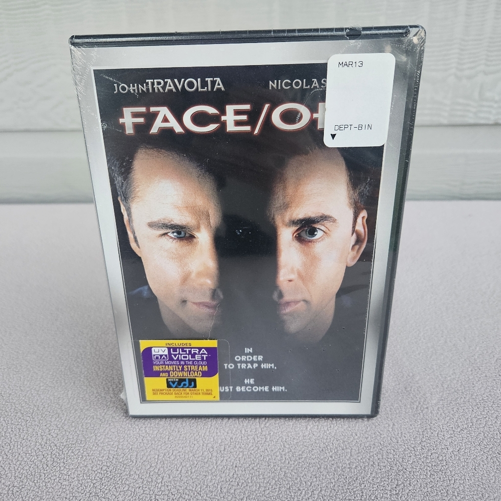 Face/Off DVD Movie 1997 John Travolta Niciolas Cage Paramount Pictures
